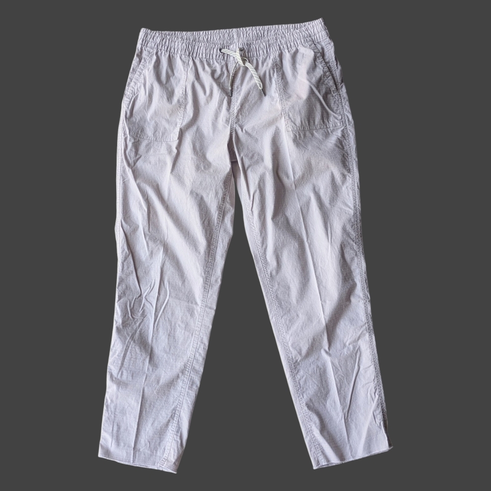 Vuori Vintage Ripstop Pant XL Cream Tapered Leg Organic Cotton VW450 Casual